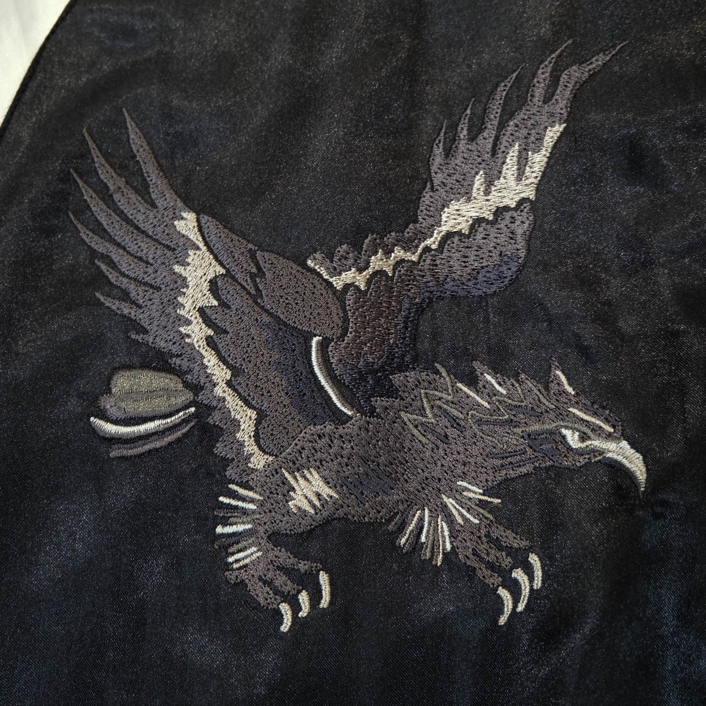 Yoshikazu Kuroda / Japanese Classic Script Sukajan Bomber Jacket