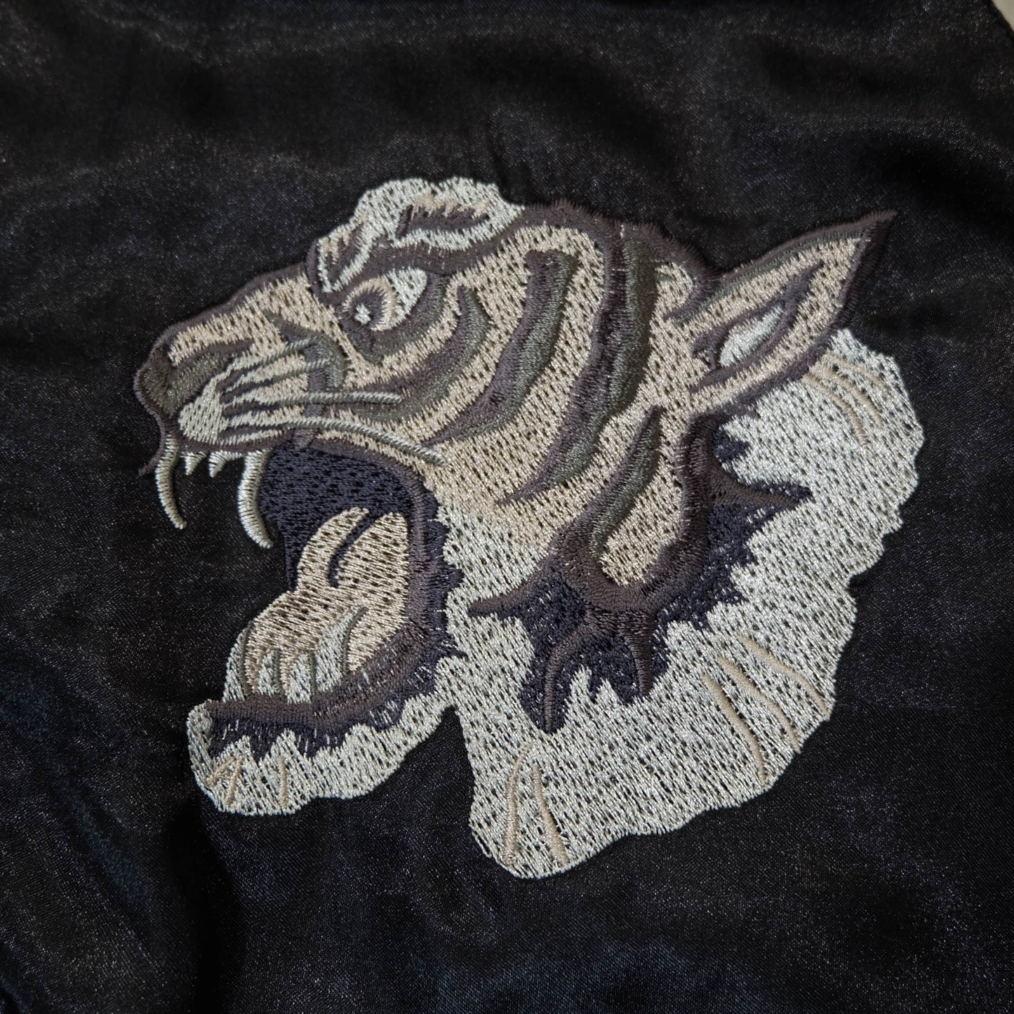 Yoshikazu Kuroda / Japanese Classic Script Sukajan Bomber Jacket