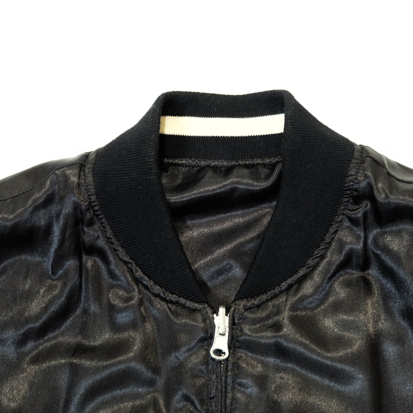 Yoshikazu Kuroda / Japanese Classic Script Sukajan Bomber Jacket