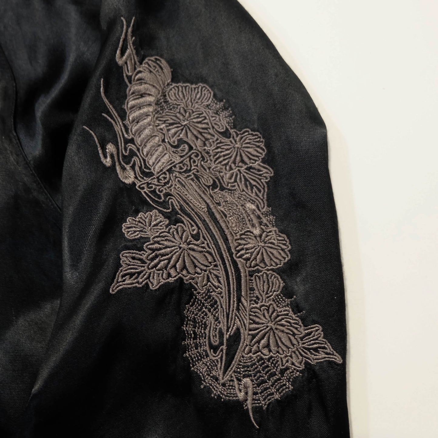 Rare 戦武 Senbu Reversible Sukajan Jacket – Dairokuten Maou Snake Sword Skull Embroidery Japanese Wagara Souvenir Bomber