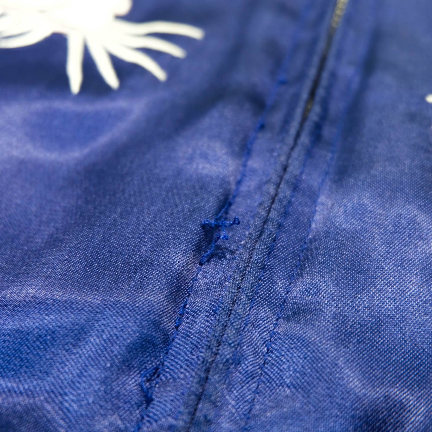 Rare Purple Yokosuka Souvenir Bomber Jacket with White Tiger, Dragon, Maiko, Geisha, and Traditional Japanese Scenic Embroidery