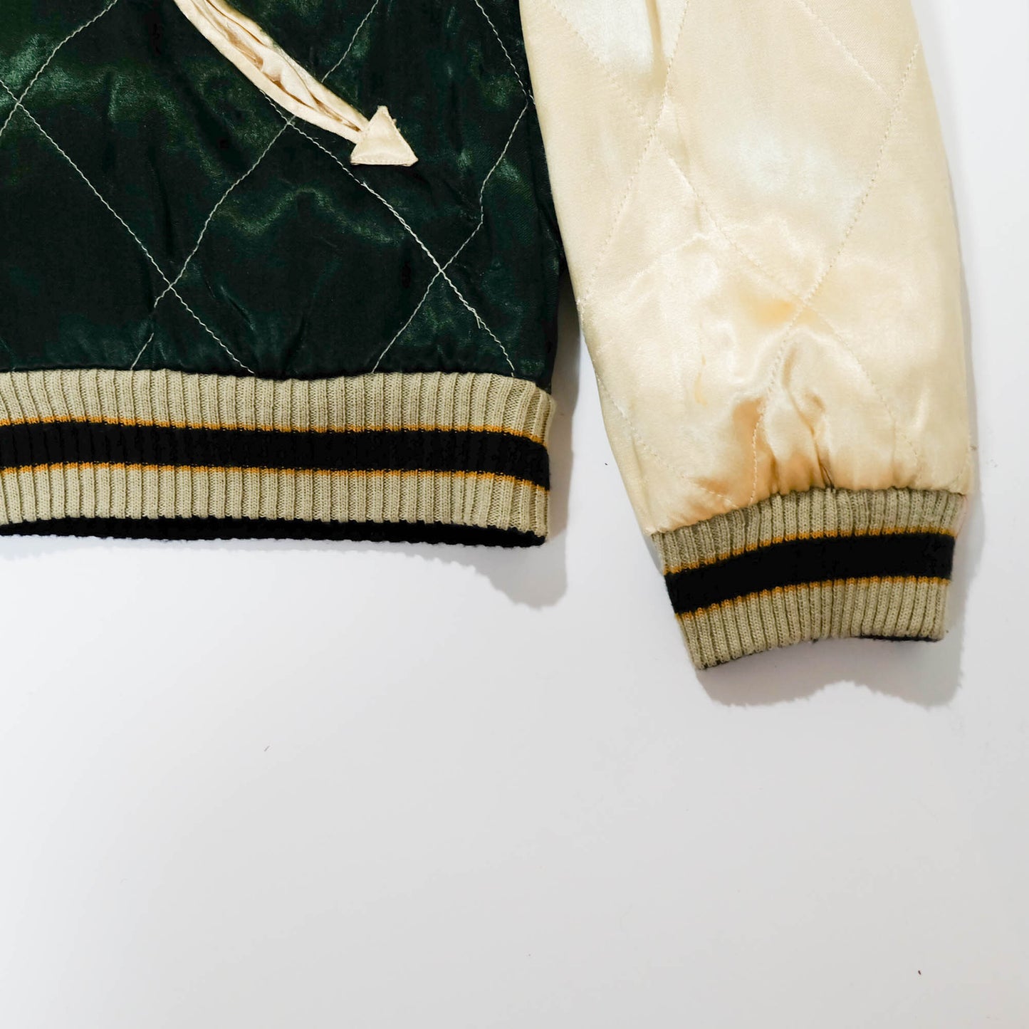 Cropped Heads Reversible Sukajan Jacket Maiko Geisha Mt Fuji Pagoda Sakura Japan Size M