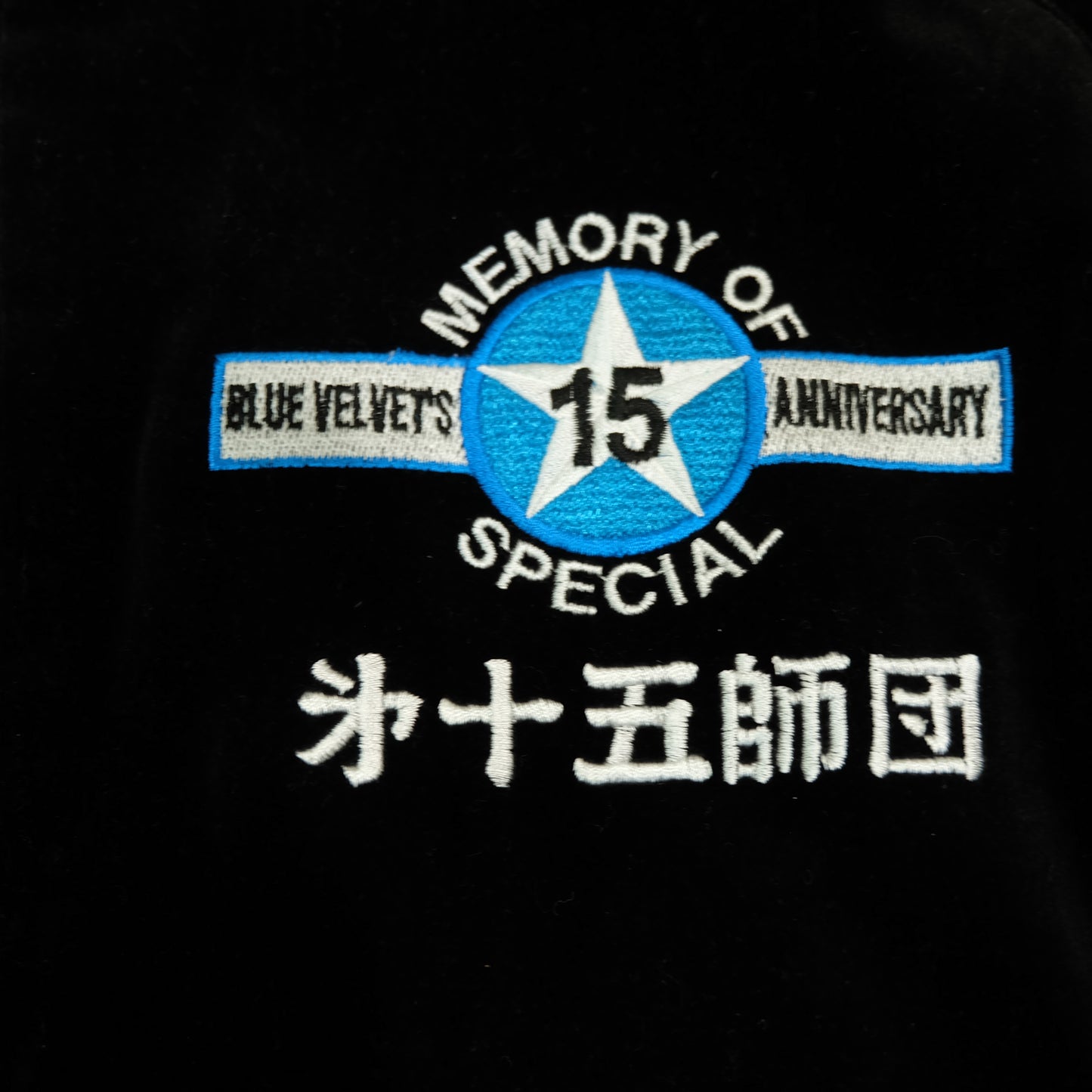 Golden Lobby Blue Velvet’s 15th Anniversary Reversible Sukajan Size 38 S – Japan Bomber Mt Fuji & Florida Flamingo Velvet Jacket