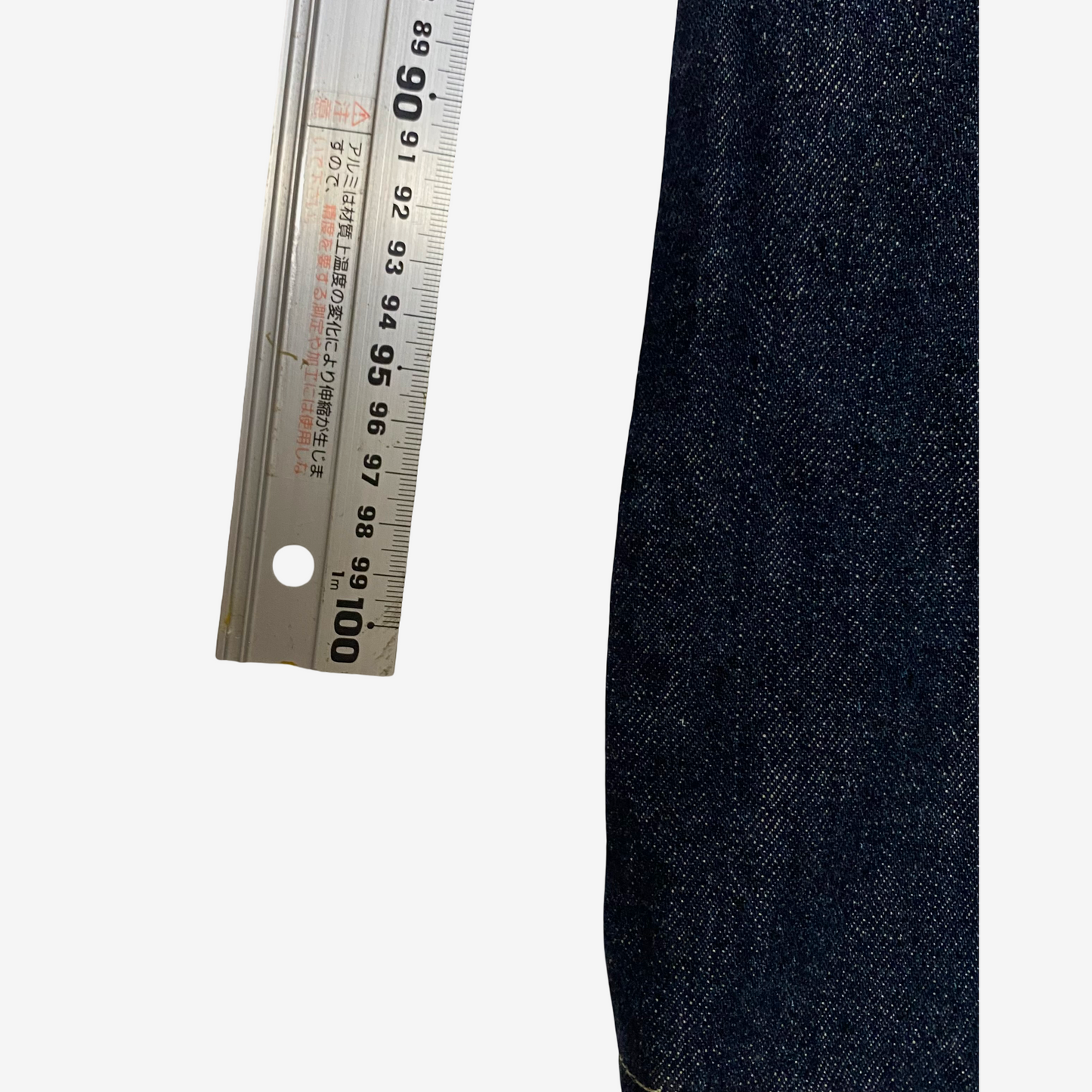 Vintage Indigo Blue Hand Painted Eagle & Mount Fuji Japanese Denim Jeans | Artist Painted Japanese Jeans | Biker Selvedge Style Denim | Size 33
