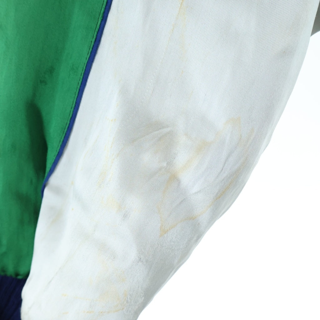 1950s Reversible Sukajan, Eagle on Green Satin, Japan–Korea Map with Mount Fuji, Navy Reverse, TTS Zip, view 7