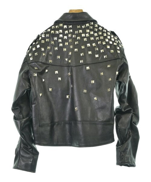 Anrealage AW2021-22 GROUND Studded Cowhide Double Rider Jacket, Collection Piece, Black, Made in Japan, Size 38, view 2