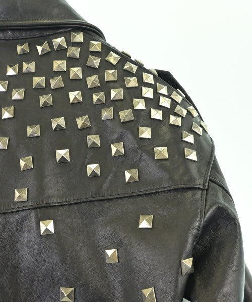 Anrealage AW2021-22 GROUND Studded Cowhide Double Rider Jacket, Collection Piece, Black, Made in Japan, Size 38, view 5