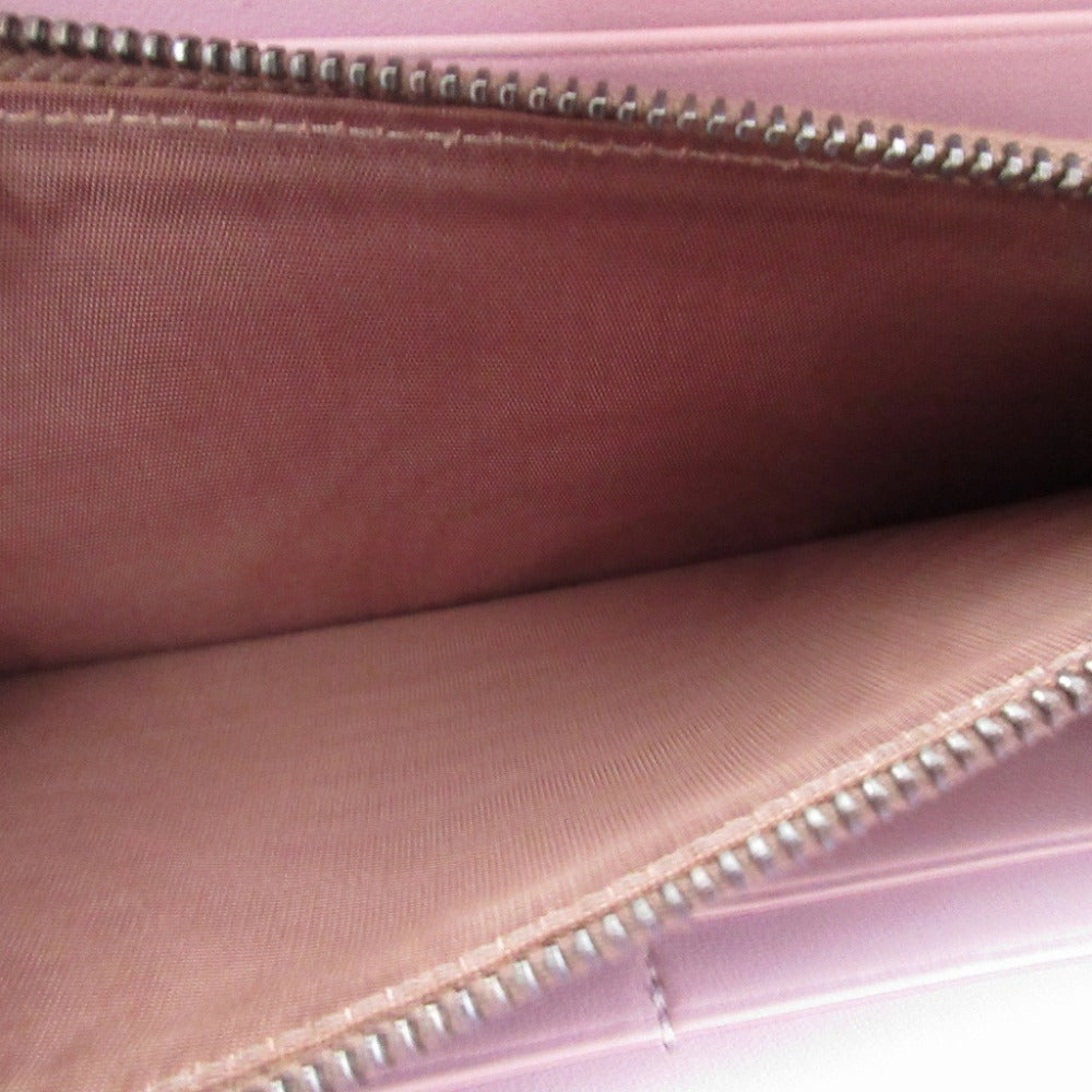 Bottega Veneta Intrecciato Zip Around Wallet, Lilac Leather with Python Bands, with Box, view 5
