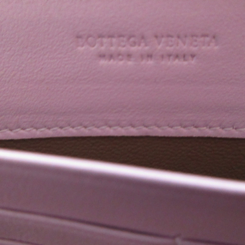 Bottega Veneta Intrecciato Zip Around Wallet, Lilac Leather with Python Bands, with Box, view 7