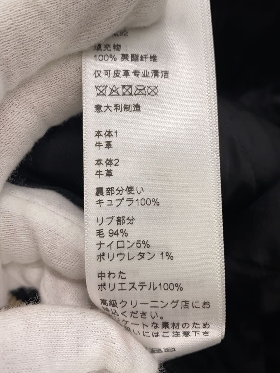 Celine by Hedi Slimane Leather Varsity Jacket 2E948131O, Tan and Black Cowhide with Celine Paris Patches, Size 44, view 6
