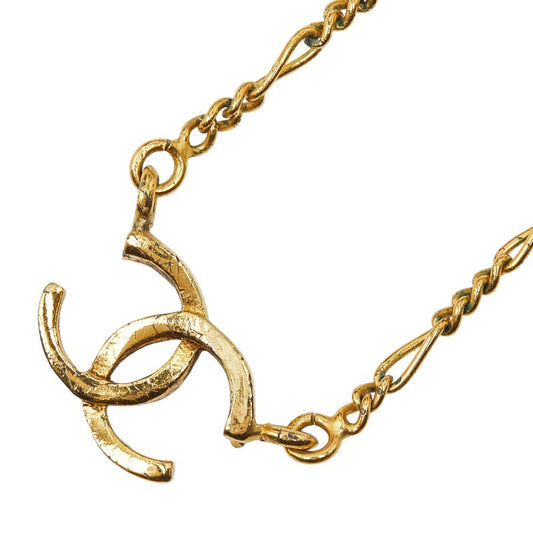 Chanel 1982 CC Pendant Necklace, Gilt Figaro Chain, Vintage, view 1