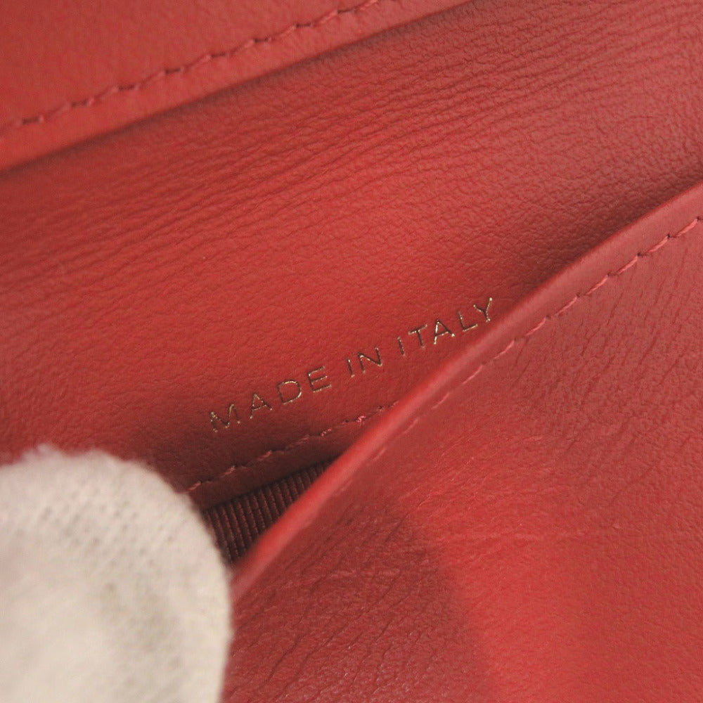 Chanel 2.55 Compact Wallet, Red Aged Calfskin with Mademoiselle Turnlock, 26 Series, view 7