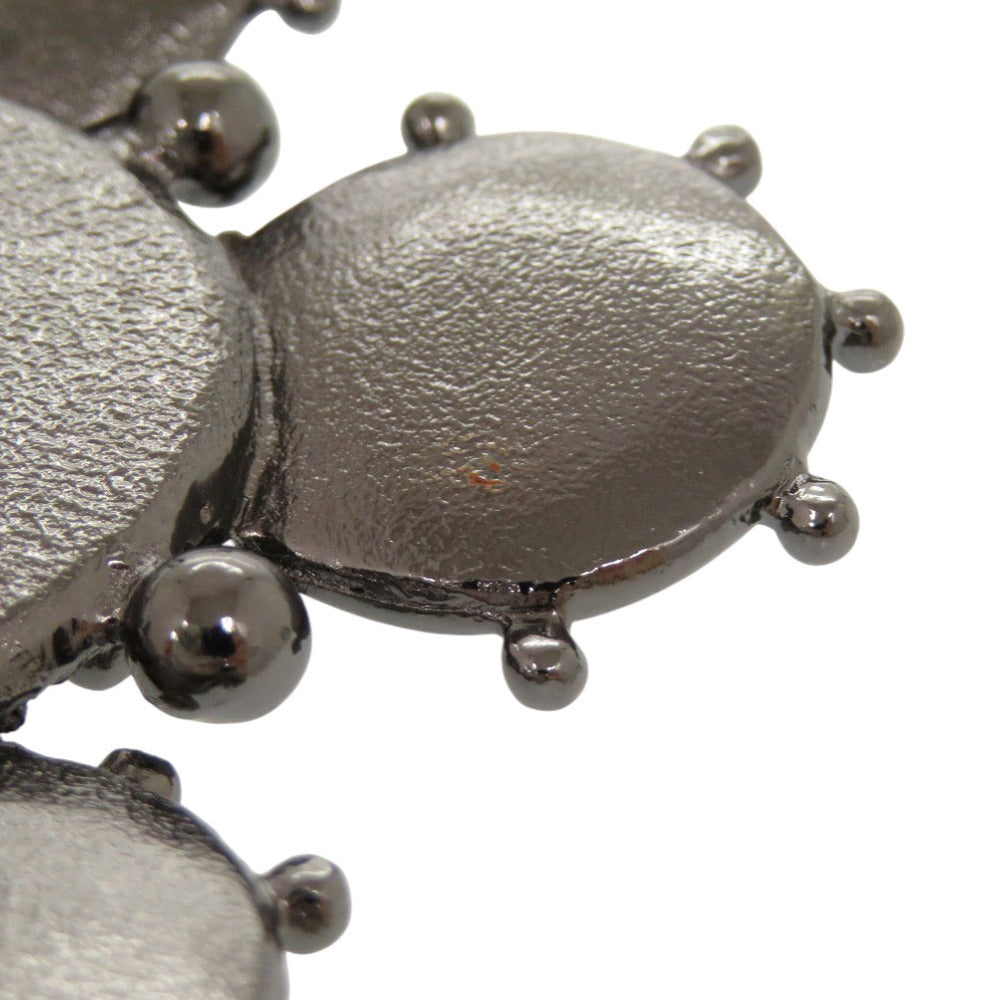 Chanel Cabochon and Pearl Cluster Brooch, Black and Silver Tone, Autumn 2005 (05A), view 5