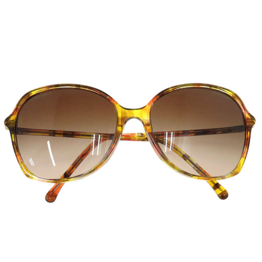Chanel CC Butterfly Sunglasses 5344-A, Demi Brown and Yellow, Gradient Lenses, view 1
