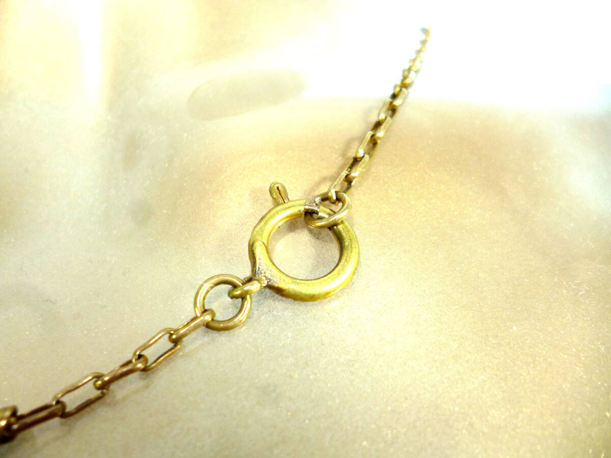 Chanel CC Pendant Necklace, Gilt Ring Pendant, Vintage, view 7
