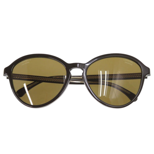Chanel CC Sunglasses 5403-A, Brown, Round Frame, view 1