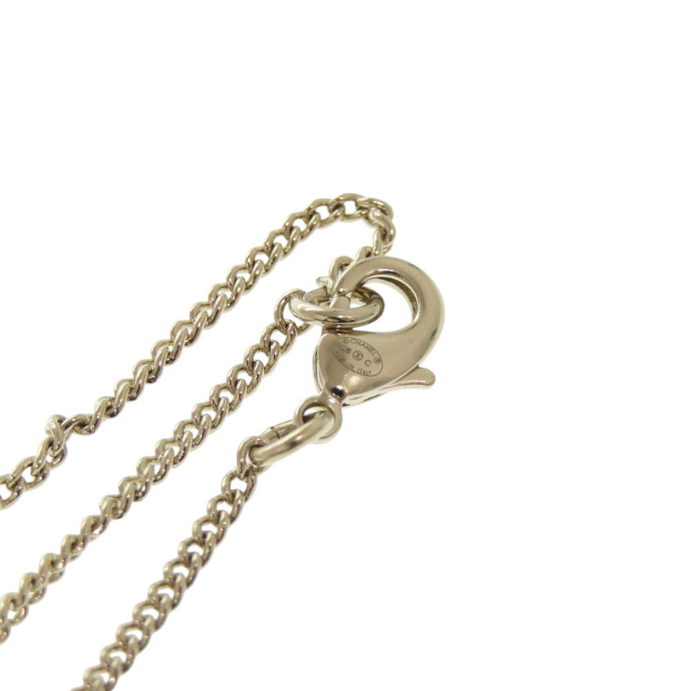 Chanel Fawn Pendant Necklace, Crystal-Set Deer with CC Chain, Gold Tone, with Box, view 9