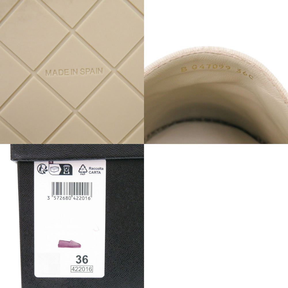 Chanel Espadrilles, Ivory Quilted Lambskin with Tonal CC, Size 36, view 9