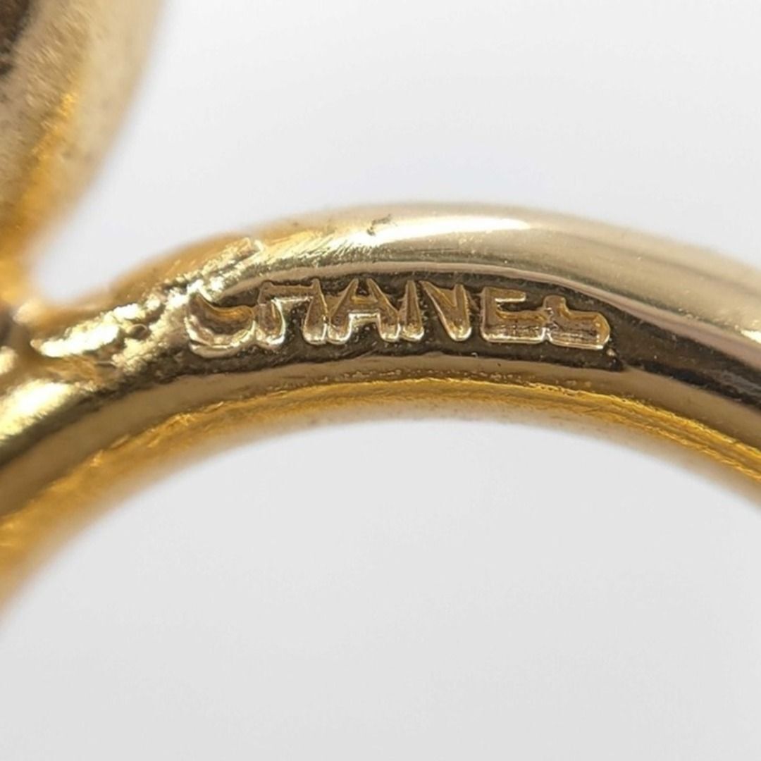 Chanel Oval-Link Toggle Bracelet, Gilt Metal, Early Vintage, view 8
