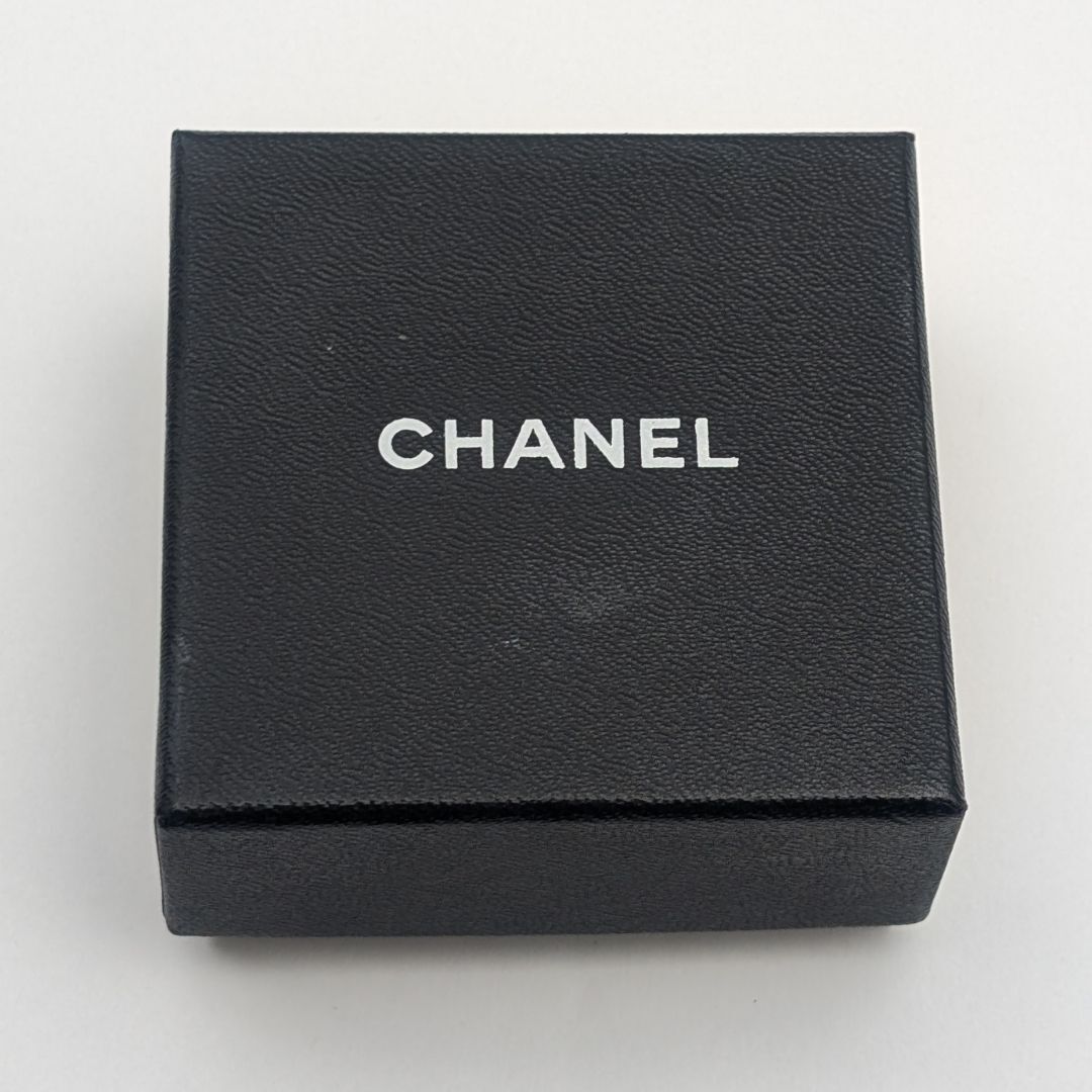 Chanel Pierced Cross Brooch with CC, Gilt Metal, Spring 1994 (94P), Boxed, view 8