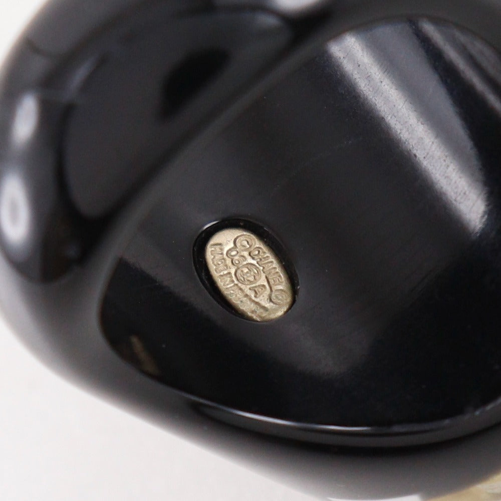 Chanel Striped Resin Cocktail Ring, Inlaid Pearls, Bow, Slipper Charms, view 5