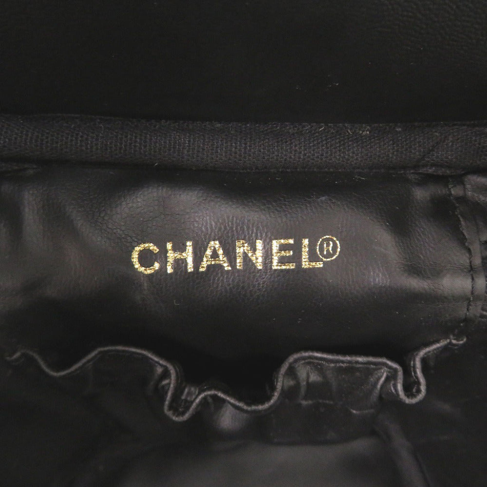 Chanel Vintage CC Vanity Case A01998, Black Caviar Leather, Gold-Tone Hardware, Circa 2002, view 8