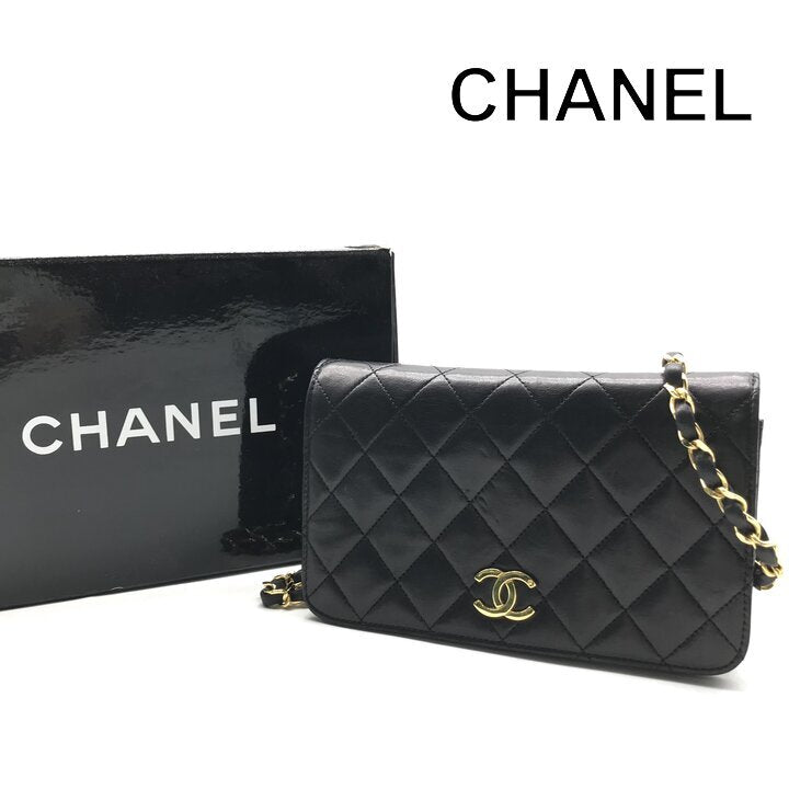 Chanel black lambskin Mini Matelassé 19