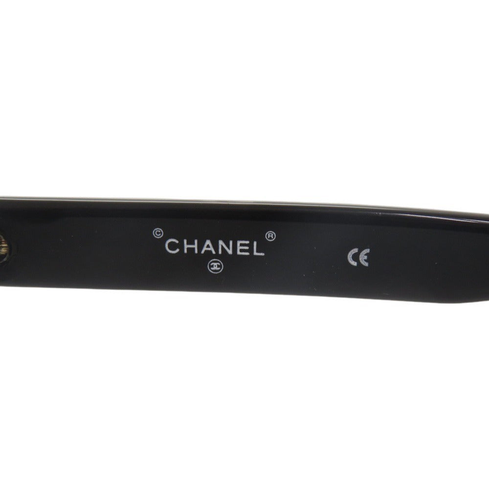 Chanel Vintage Round Sunglasses, Paris Lettering across the Lenses, Black Acetate, with Case, view 5