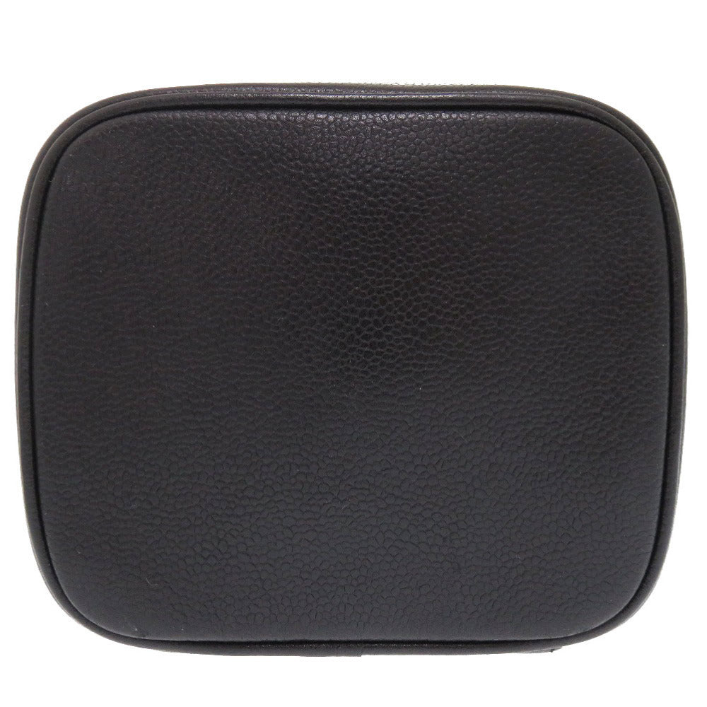 Chanel Vintage Tall Vanity Bag, Black Caviar with Embossed CC and Gold Zip, 4 Series, view 3