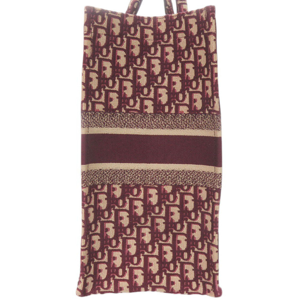 Christian Dior Large Book Tote, Bordeaux Dior Oblique Embroidery, Personalised, view 6