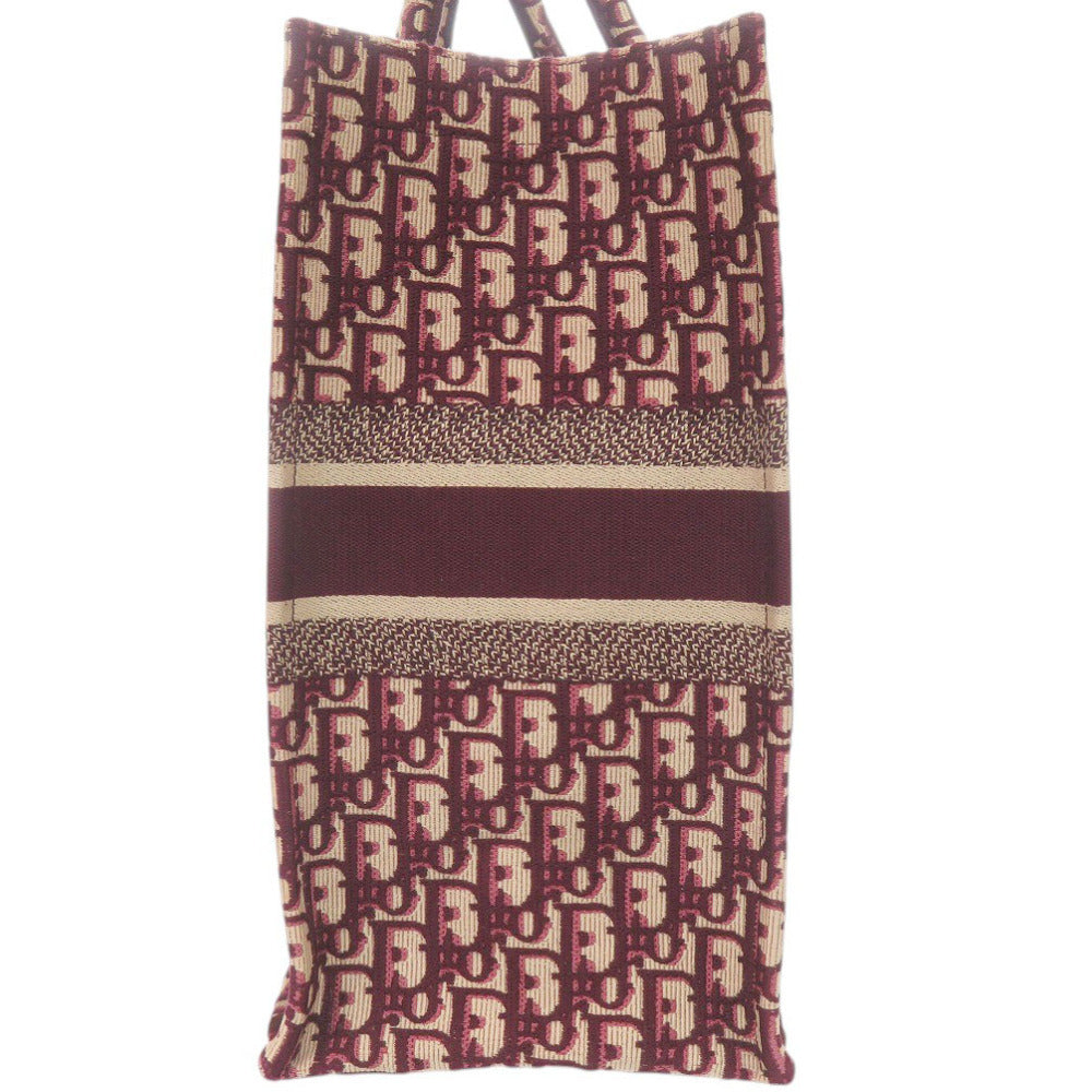 Christian Dior Large Book Tote, Bordeaux Dior Oblique Embroidery, Personalised, view 7