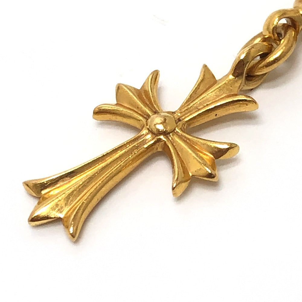 Chrome Hearts 22K Gold 1 Ball Tiny CH Cross Charm Pendant, 1998 Stamped Bail, 11.7 g, view 4