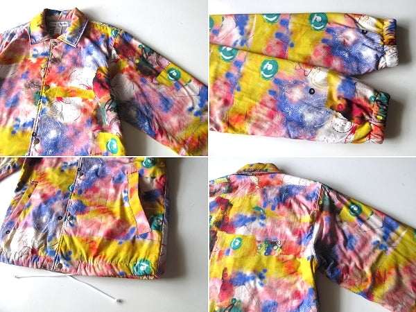 Comme des Garçons Shirt x Futura AW2020 Fleece-Lined Coach Jacket, Spray-Paint Art Print, Size S, New with Tags, view 6