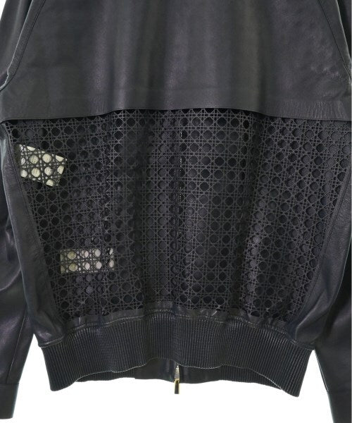 Dior Men Cannage Perforated Lambskin Harrington Blouson, Navy, Kim Jones Era, Size 48, view 3