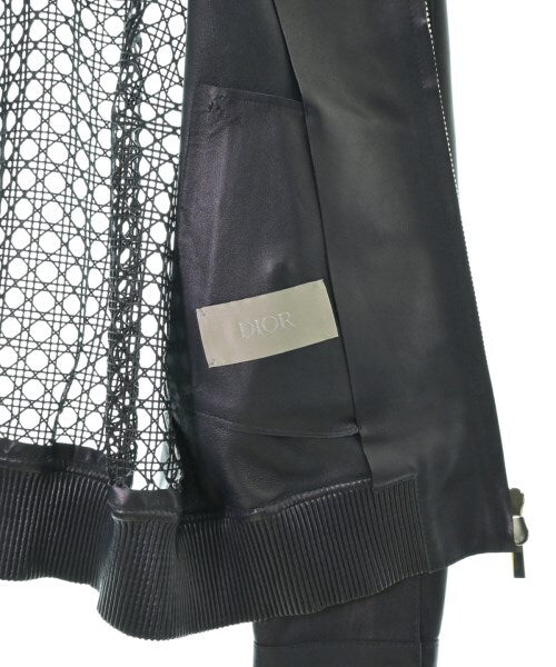 Dior Men Cannage Perforated Lambskin Harrington Blouson, Navy, Kim Jones Era, Size 48, view 9