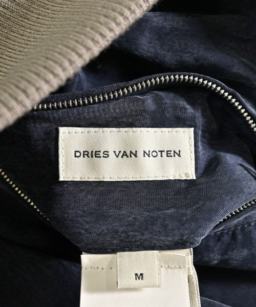 Dries Van Noten Volker Reversible Silk Bomber Jacket, Black Floral Print and Navy, Size M, Like New, view 9