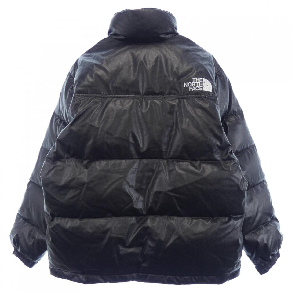 eYe Junya Watanabe MAN x The North Face Nuptse Down Jacket in Black Synthetic Leather, Size S, WN-J911, view 2