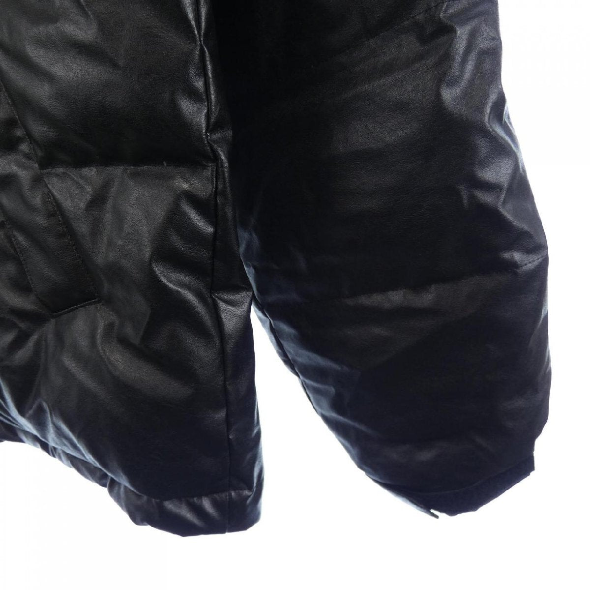 eYe Junya Watanabe MAN x The North Face Nuptse Down Jacket in Black Synthetic Leather, Size S, WN-J911, view 4