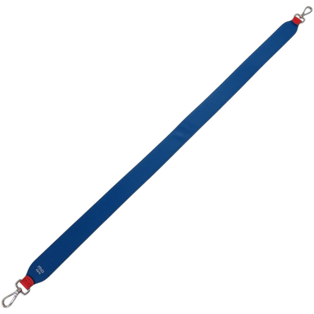 Fendi Strap You, Cobalt Blue and Red Two-Sided Leather, Silver-Tone Clasps, 90 cm, view 5