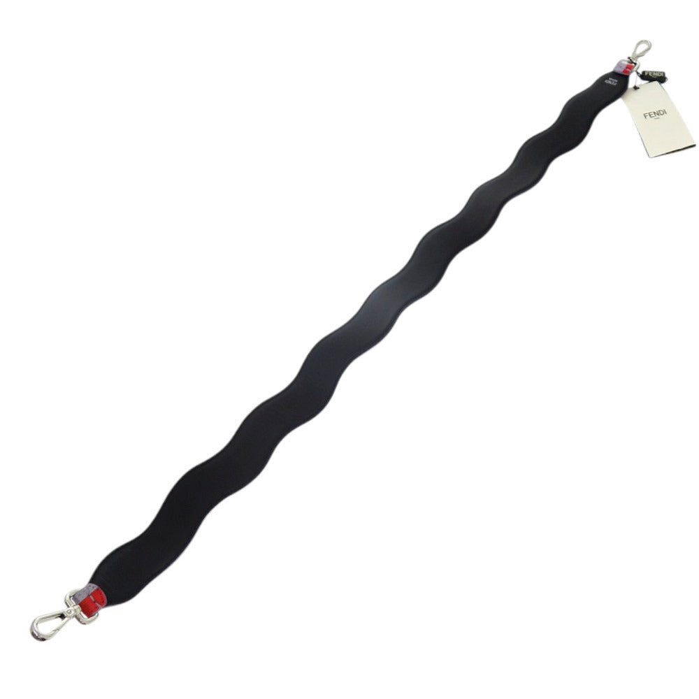 Fendi Strap You in Red and Lilac Wave Suede, Black Leather Reverse, Silver-Tone Hardware, Unused, view 3