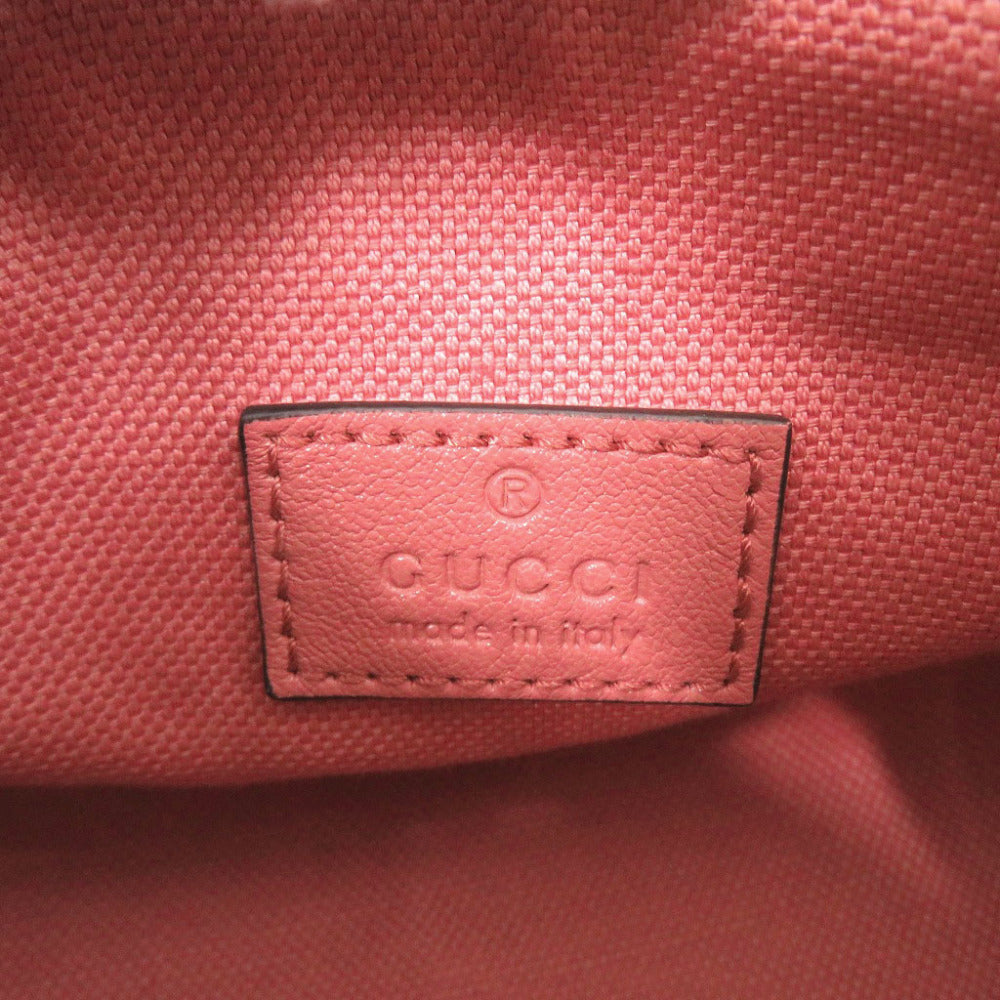 Gucci Blondie Barrel Shoulder Bag 760170, Pink Diagonal-Stitched Leather, view 6