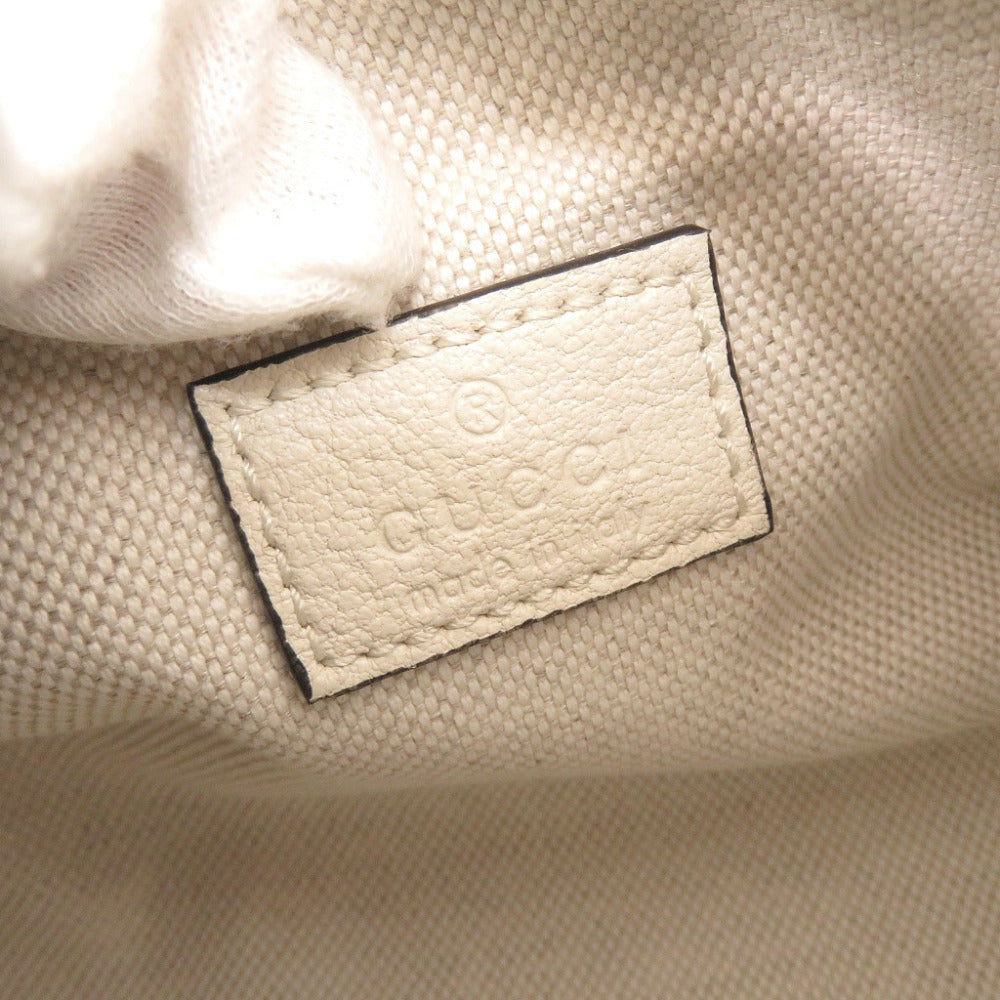 Gucci Blondie Barrel Shoulder Bag 760170, White Diagonal-Stitched Leather, view 7