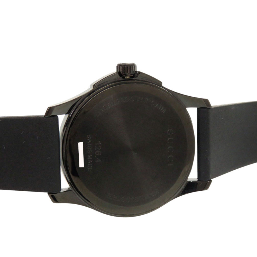 Gucci G-Timeless Ghost REAL Watch YA1264017, 38 mm, Black PVD, Rubber Strap, with Box, view 7