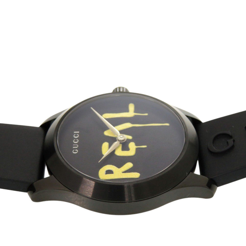 Gucci G-Timeless Ghost REAL Watch YA1264017, 38 mm, Black PVD, Rubber Strap, with Box, view 9