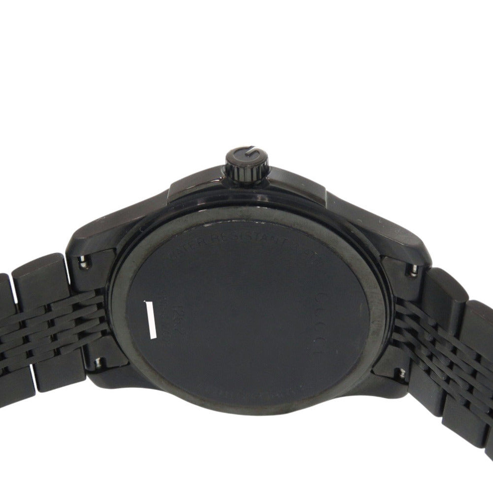 Gucci G-Timeless Sport Watch 126.2, Black PVD Steel, Web Stripe Seconds, Men's, view 3