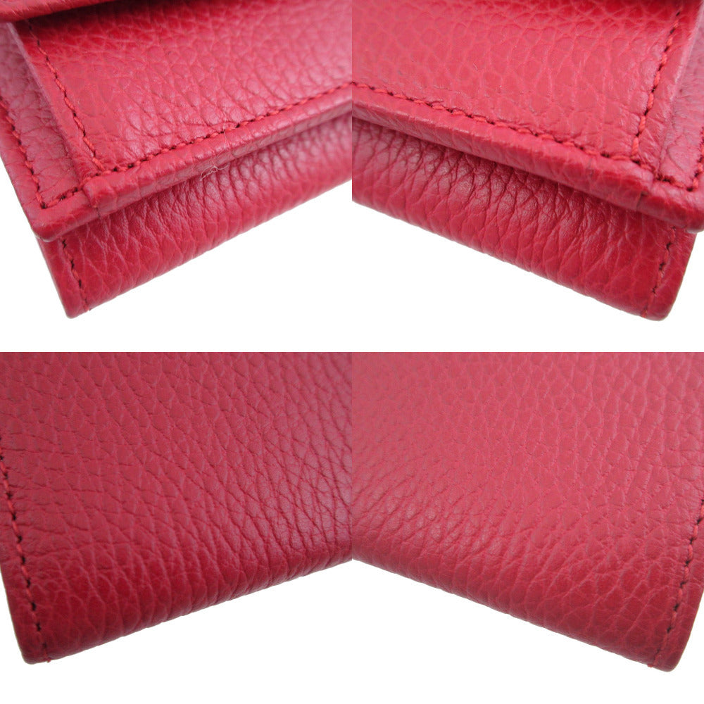 Gucci GG Marmont Compact Wallet 523277, Red Grained Leather, with Box, view 8