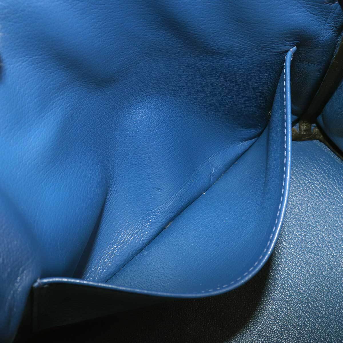 Hermès Birkin 25 Special Order, Rose Azalée and Bleu Electrique Clemence, Gold Hardware, D Stamp, Unused, view 7