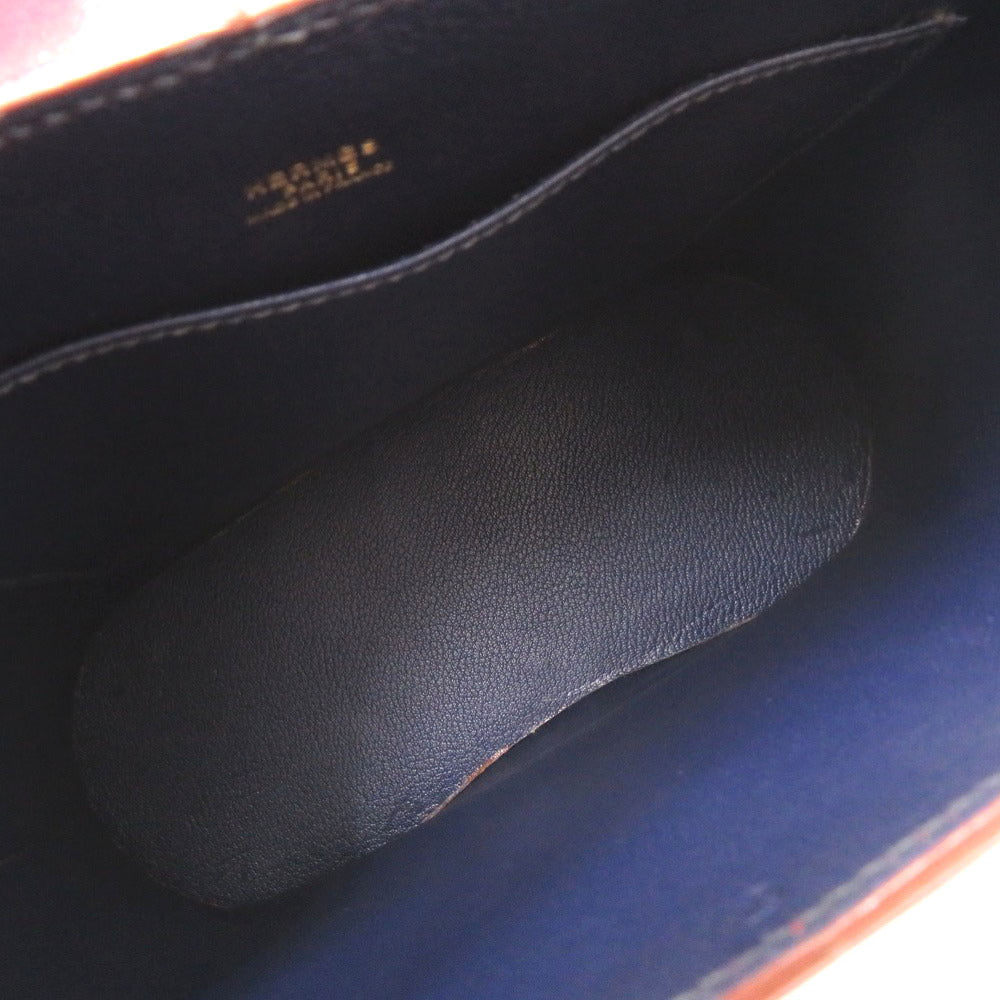 Hermès East West One-Shoulder Bag, Rouge Vif Boxcalf, Sculptural Circular Handle, OX Stamp, 1994, photograph 9 of 10