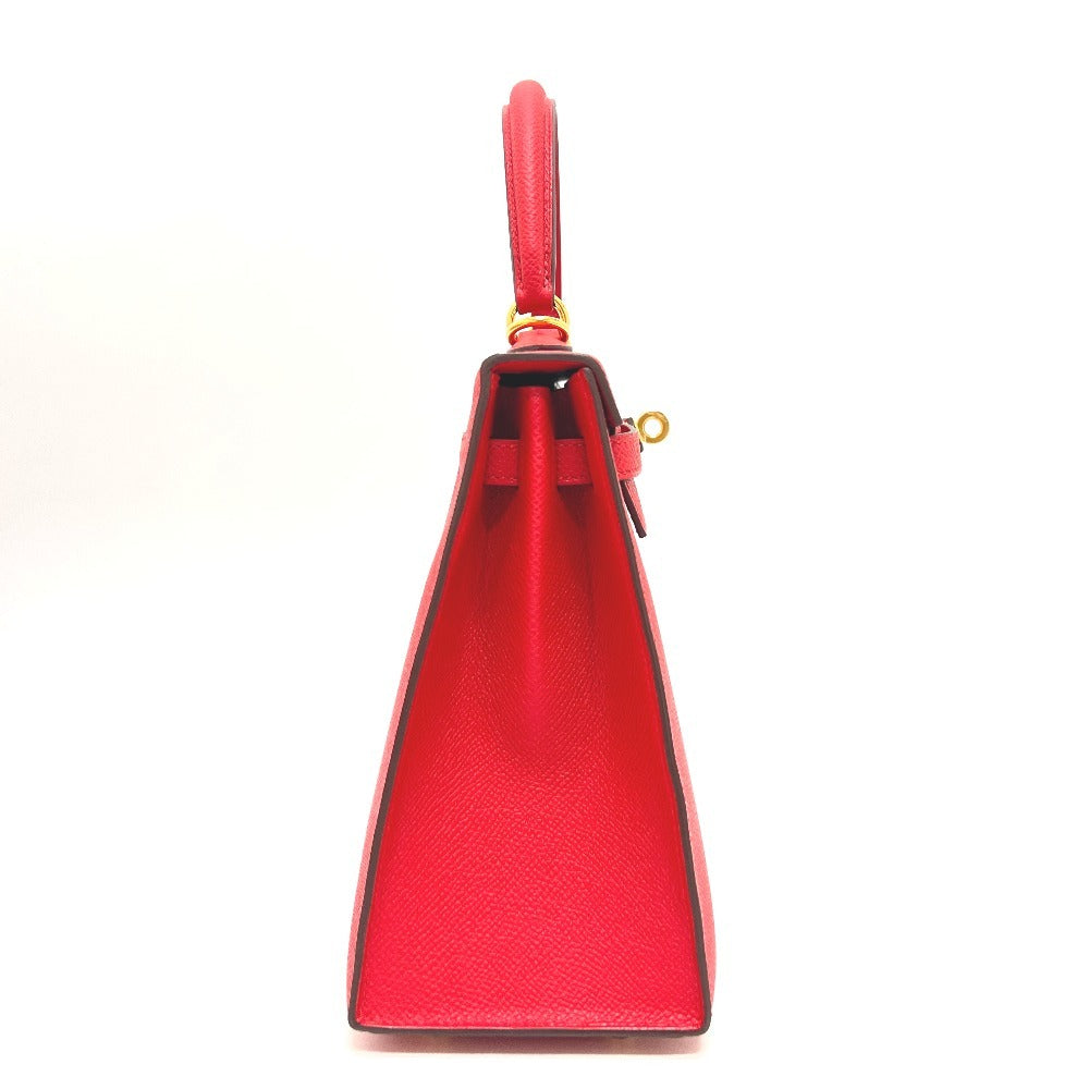 Hermès Kelly 25 Sellier 2025 Red Epsom with Gold Hardware, Brand New Full Set, view 3