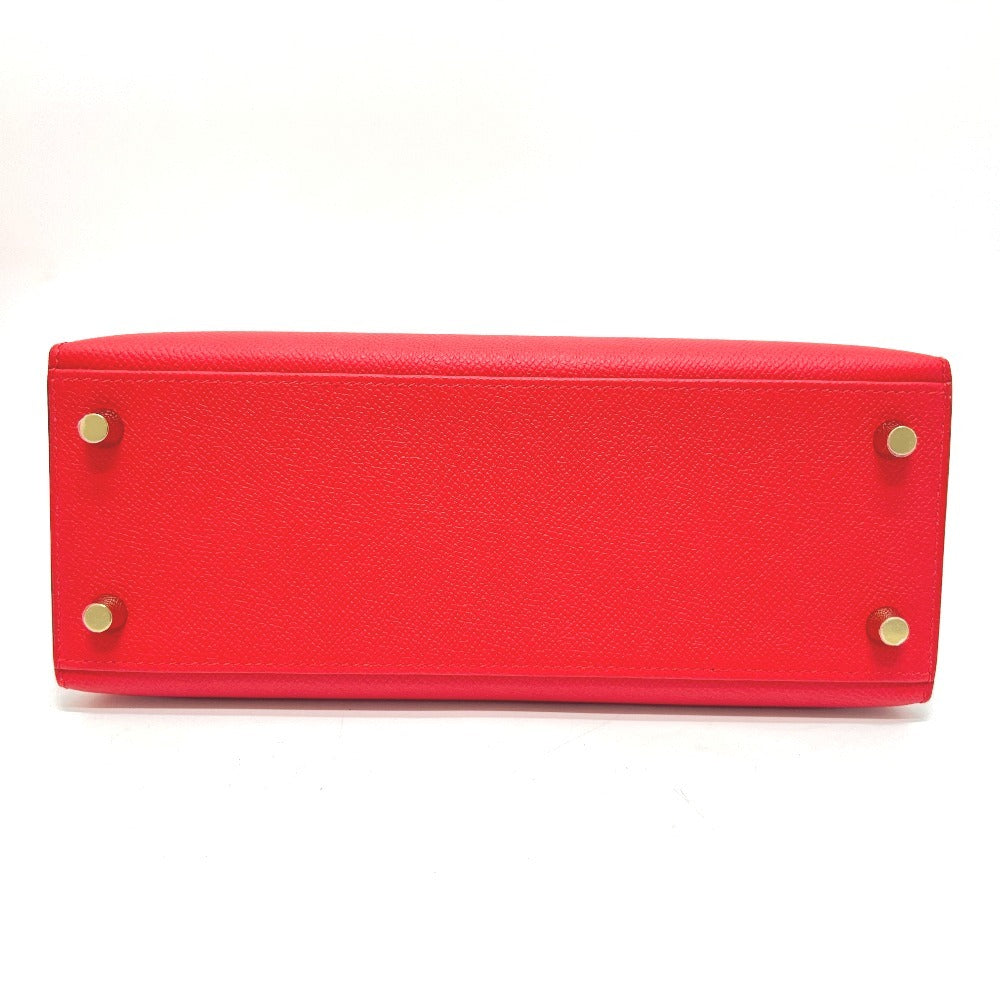 Hermès Kelly 25 Sellier 2025 Red Epsom with Gold Hardware, Brand New Full Set, view 5